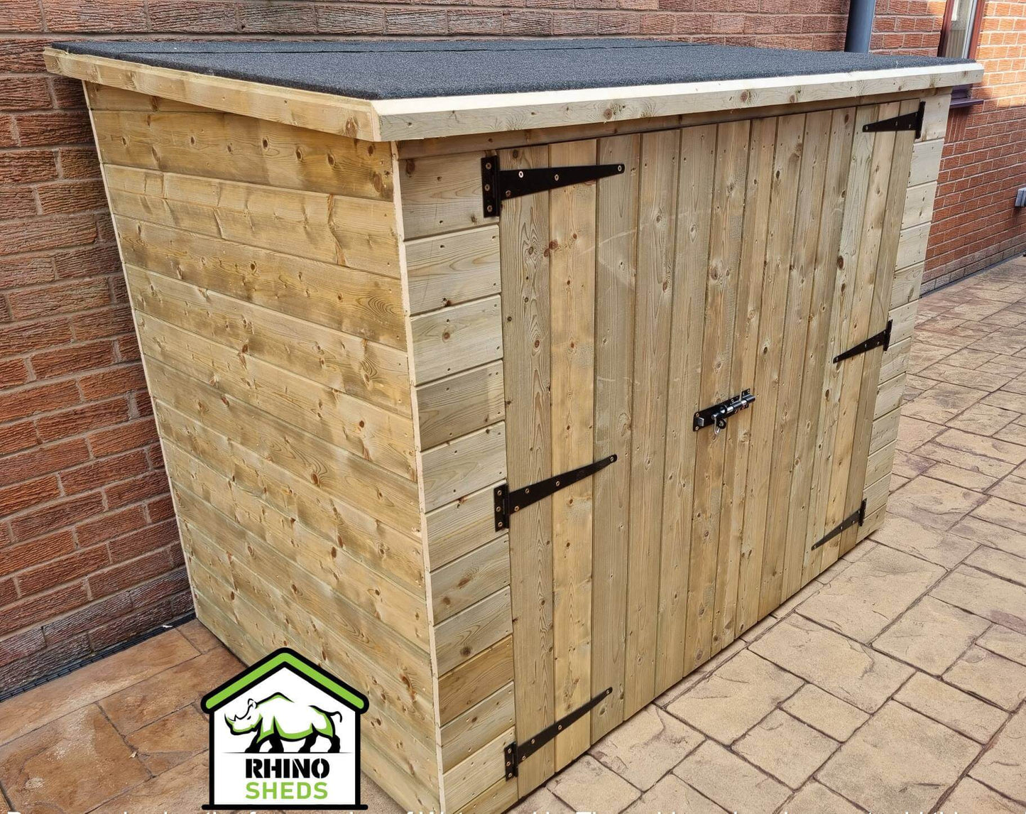 6x4 Pressure Treated Bike Shed