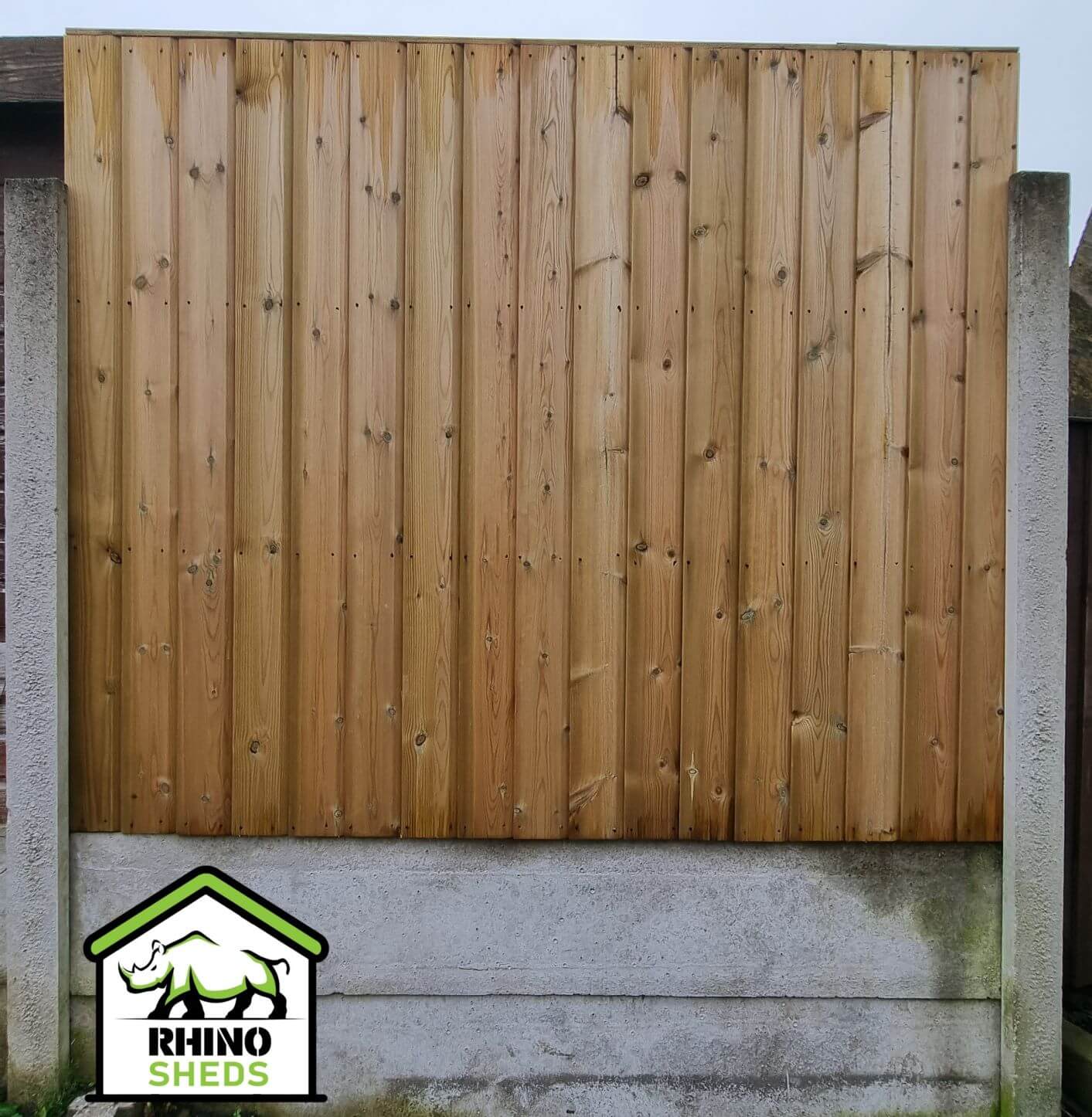 Half Lap Fence Panels