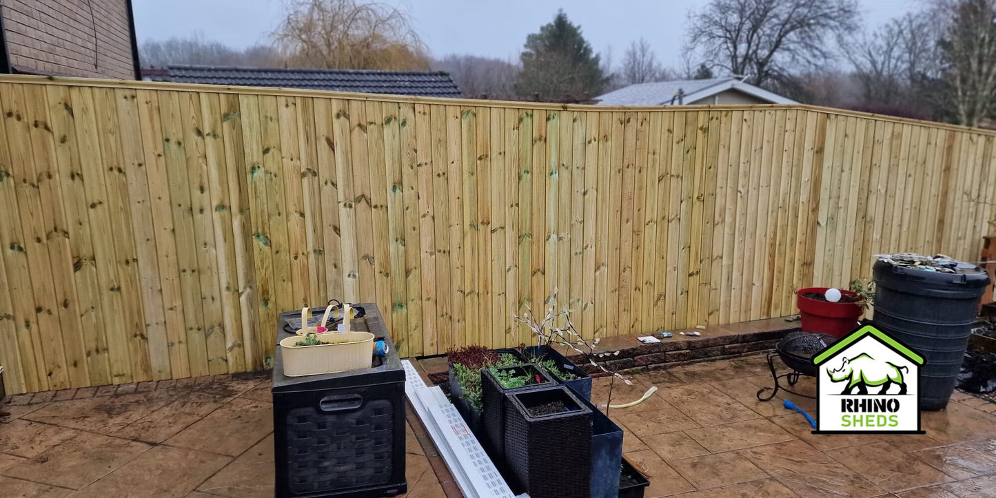 All Wood Half Lap Fencing