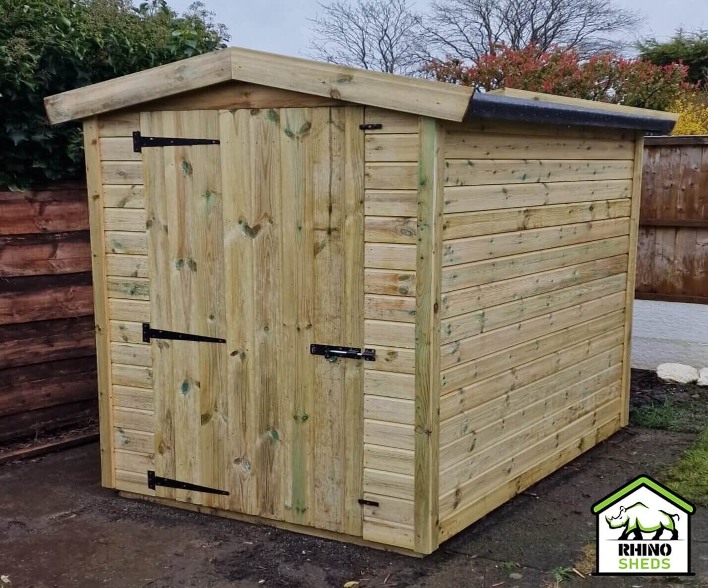 9x4 Pressure Treated Apex Shed