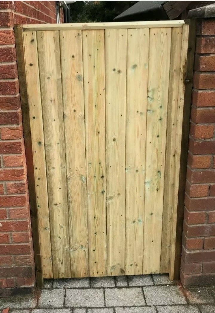 3x6 Single gate (fitting included)