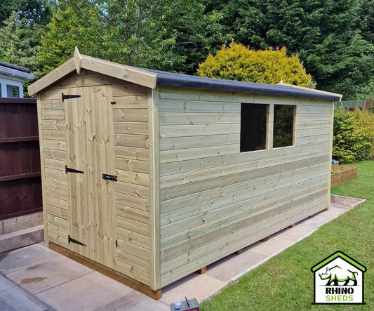 6x13 Pressure Treated Apex Shed