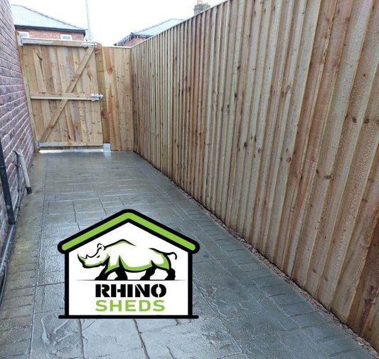 All Wood Feather Edge Fencing