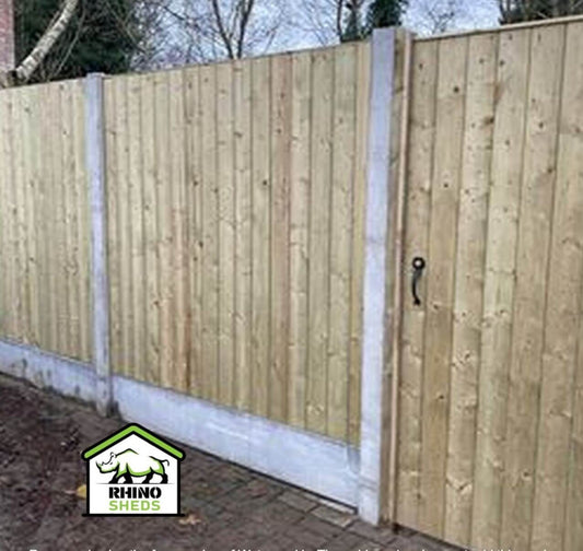 V Lap T&G Fence Panels